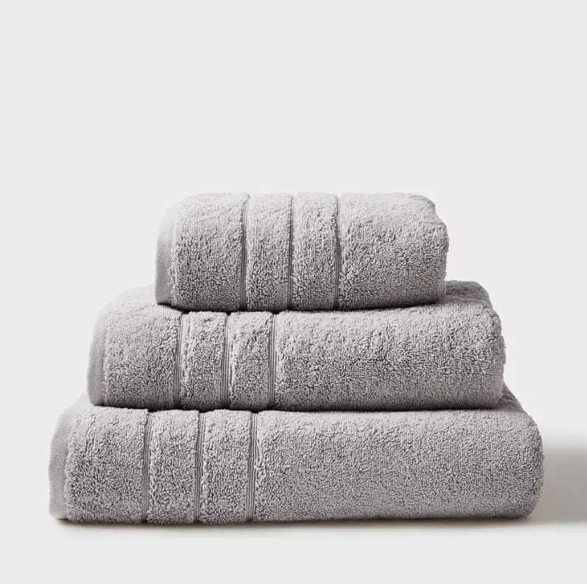 Asciugamani da bagno di lusso Grigio Fumo - Asciugamano da bagno