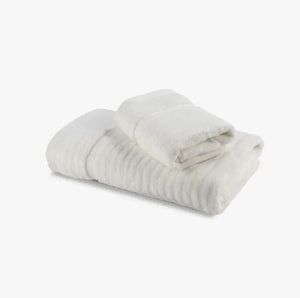Set di asciugamani Stripe Standard - Panna -